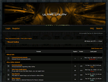 Tablet Screenshot of forum.ultra-utility.com